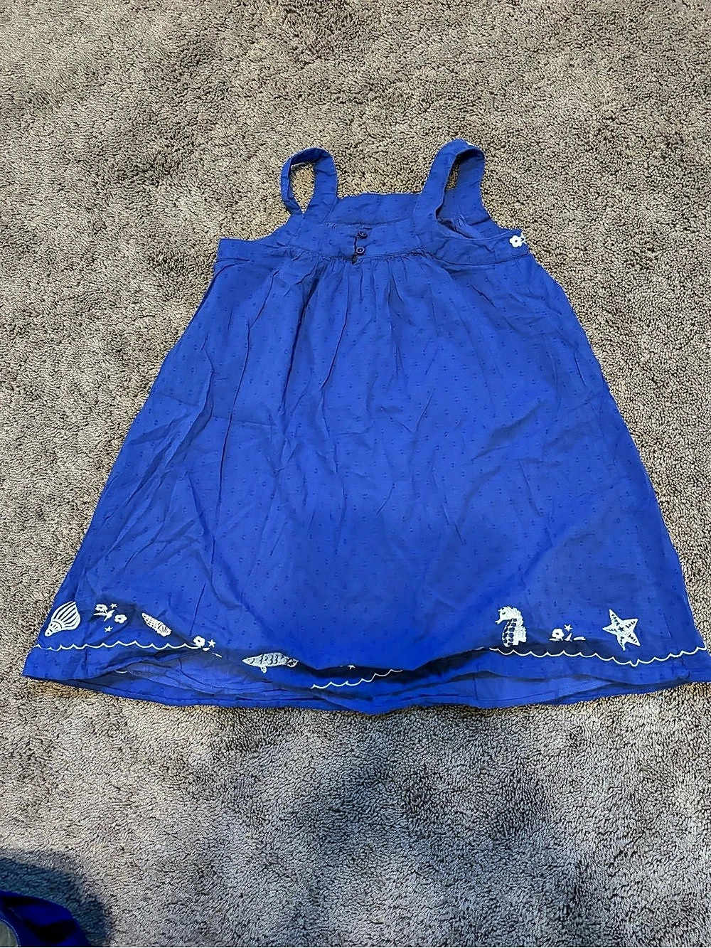 Mini Boden Blue Girls' Dress Size 9-10Y